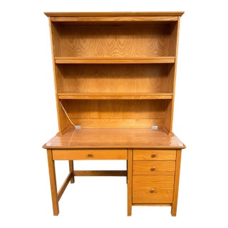 Vermont Tubbs Computer Desk, Hutch and Chair For Sale