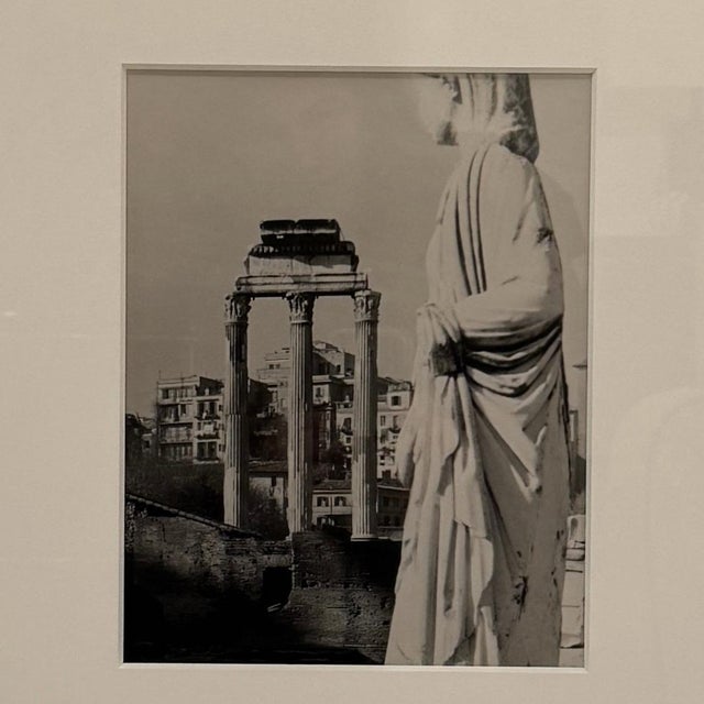 "Rom, Forum Romanum I". A black and white photograph by Max Peiffer Watenphul, a German landscape and still life painter...