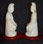 Pair Antique Chinese Blanc De Chine Porcelain Guanyin Statues Dehua Figures For Sale - Image 13 of 18