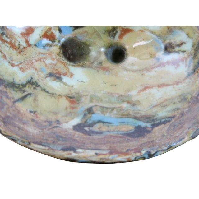 19th Century Neoclassical Revival Agate Ware Pilgrim Flask, Probably Apt For Sale In Boston - Image 6 of 13