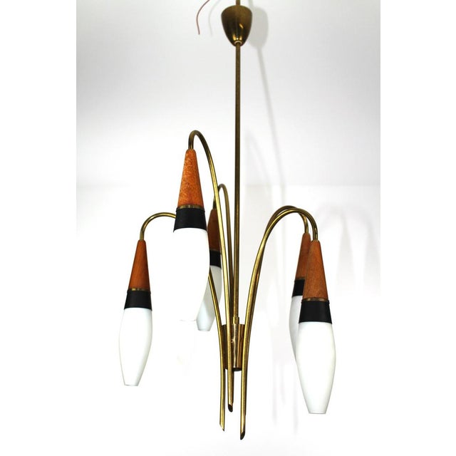 Lily of the Valley Chandelier from Rupert Nikoll, 1950s For Sale - Image 14 of 17
