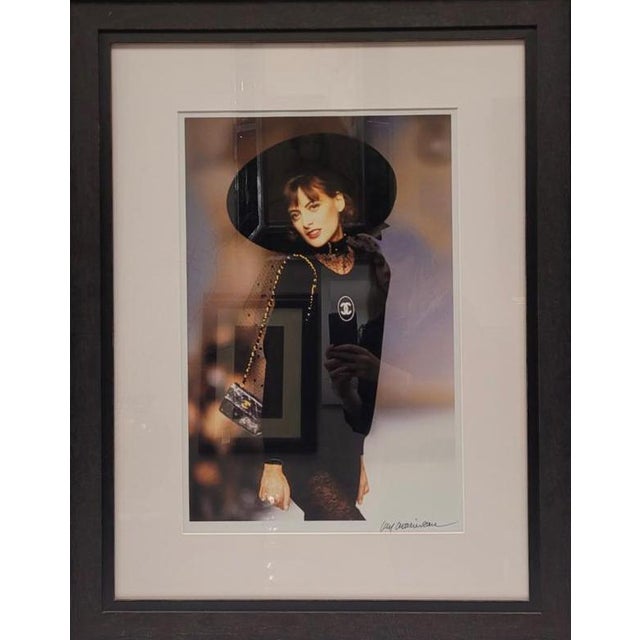 Guy Marineau, Inés De La Fressange, Chanel, 1988, Photographic Print, Framed For Sale