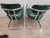 Mid 20th Century Art Deco Accent Chairs - Pair - Chrome and Green - Attributed to Kem Weber for Lloyd’s Manufacturing For Sale - Image 12 of 18