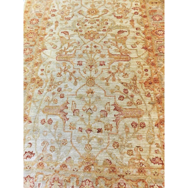Traditional Hand Knotted Pakistan Royal Chobi Runner Rug, 3'7"x 14' For Sale - Image 3 of 12