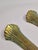 1940s Swedish Modern Candle Sconces in Brass attributed to Lars Holmström, Arvika, 1940, Set of 2 For Sale - Image 5 of 7