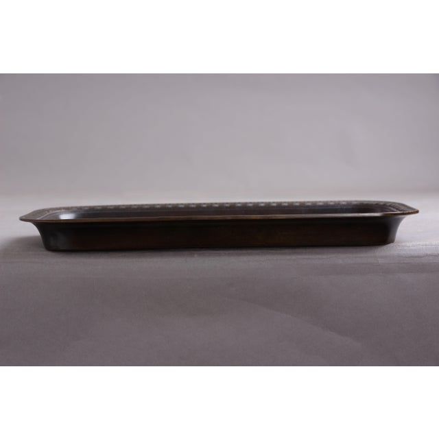Antique Danish Model B103 Bowl in Bronze by Just Andersen, 1920s For Sale - Image 9 of 10