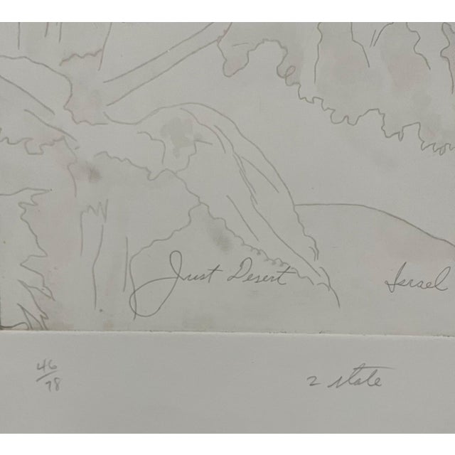 Pop Art James Rosenquist, Large American Pop Art Abstract Aquatint Etching James Rosenquist Just Desert, 1979 For Sale - Image 3 of 5