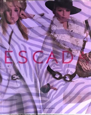 Escada Fashion Catalog Fall/Winter 2003 With Price List Hardcover Book