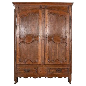Large 19th Century French Oak Armoire, 1800