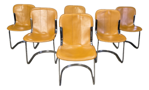 Vintage Dining Chairs from Cidue, 1970s, Set of 6