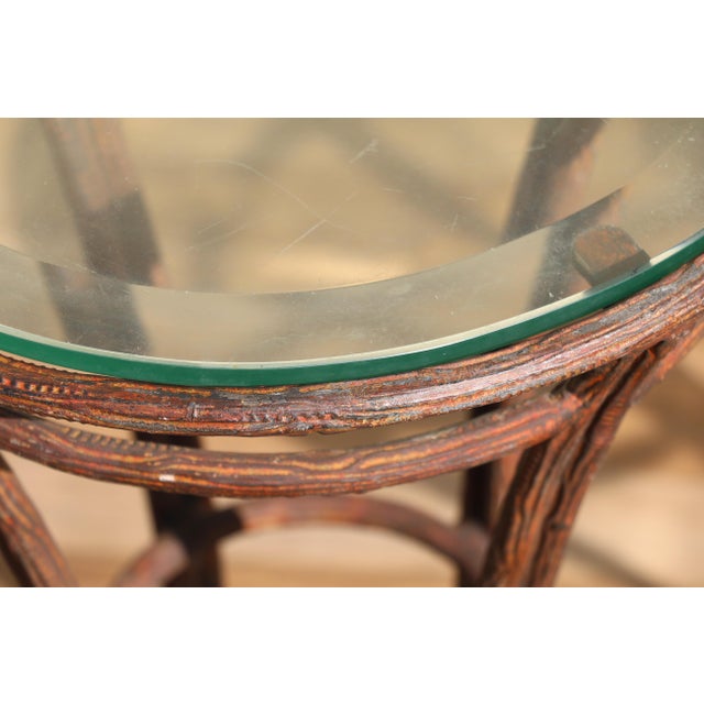 Pair of Twig Wrought Iron Outdoor/Indoor Side Tables by Rose Tarlow Melrose House For Sale - Image 15 of 18