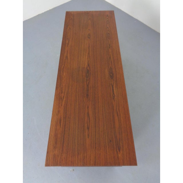 Small Rosewood Office Sideboard with Sliding Doors, Germany, 1960s For Sale - Image 10 of 17