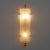 Italian Art Deco Style Murano Glass and Brass Sconces, 2000s, Set of 2 For Sale - Image 3 of 11