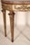Antique Louis XVI Style Silver Leaf and Painted Marble Top Console Table For Sale In Los Angeles - Image 6 of 11