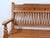 Mid 20th Century Colonial Varangue Bench in Teak, 1950s For Sale - Image 4 of 18