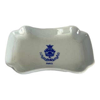 Vintage Hotel Ritz Paris Porcelain Dish Pillivuyt France For Sale