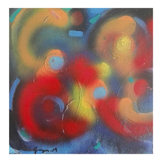 Butterfly - Original Acrylic on Table by M. Goeyens - 2018 2018 For Sale