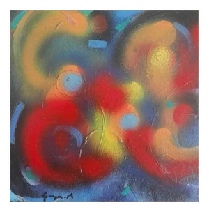 Butterfly - Original Acrylic on Table by M. Goeyens - 2018 2018