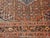 Vintage Persian Bibikabad Rug, Hand-Knotted Wool, Herati Geometric Pattern, Rust Red & Blue, 9x12 For Sale - Image 16 of 18