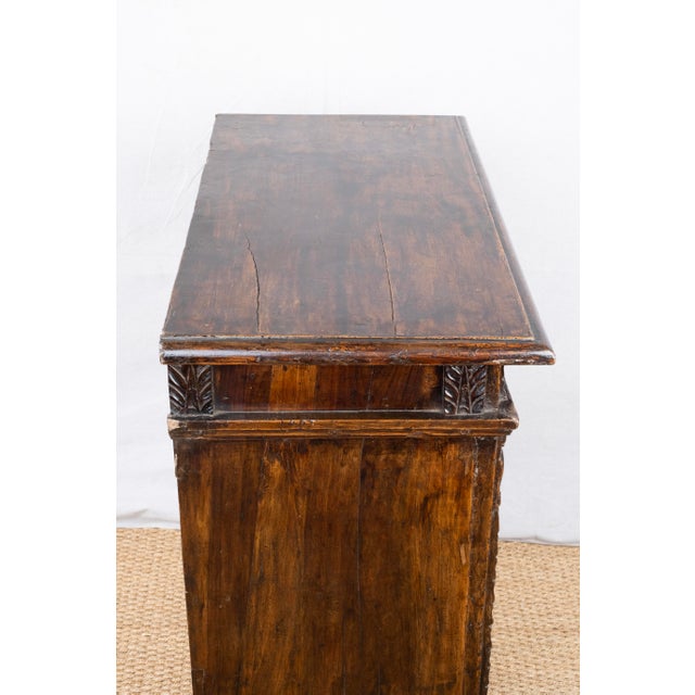 18th Century Carved Oak Italian Cabinet For Sale - Image 9 of 16