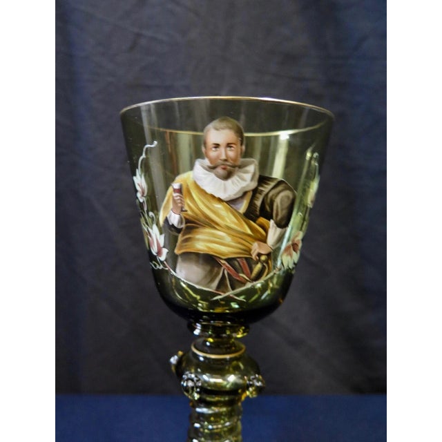19th Century Bohemian Toasting Goblet For Sale - Image 4 of 11