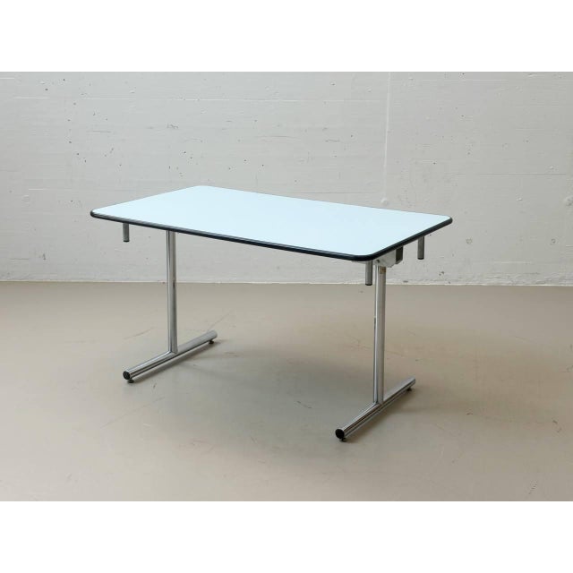 Blue Practical Folding Tables from Kelko, 1980s For Sale - Image 13 of 16