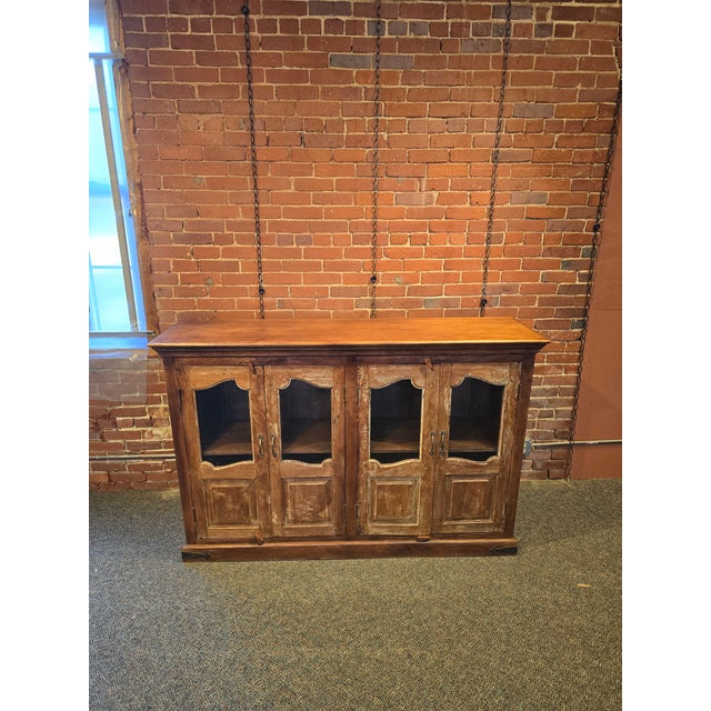 Add character to your home with this stunning reclaimed teak wood sideboard. Featuring a beautiful naturally aged patina,...