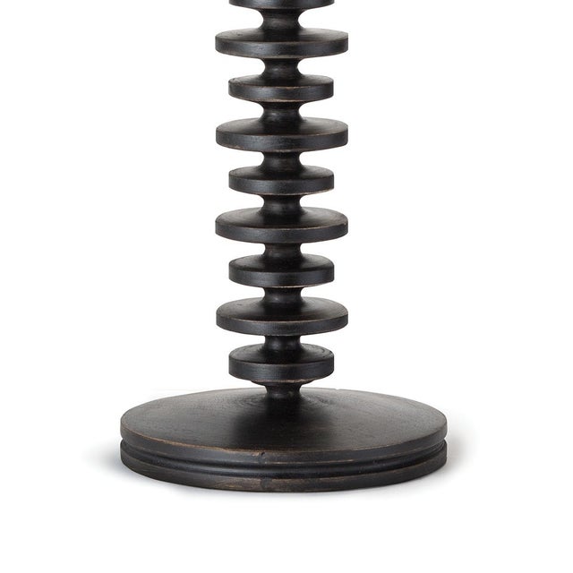 Regina Andrew Fishbone Buffet Table Lamp in Ebony For Sale - Image 4 of 5