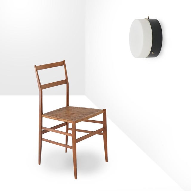 Vintage Ceiling Light in Opal White Glass, 1950s For Sale - Image 12 of 13