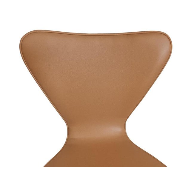 Mid-Century Stackable Dining Reception Chairs in the style of Fritz Hansen, Set of 7 For Sale - Image 10 of 13