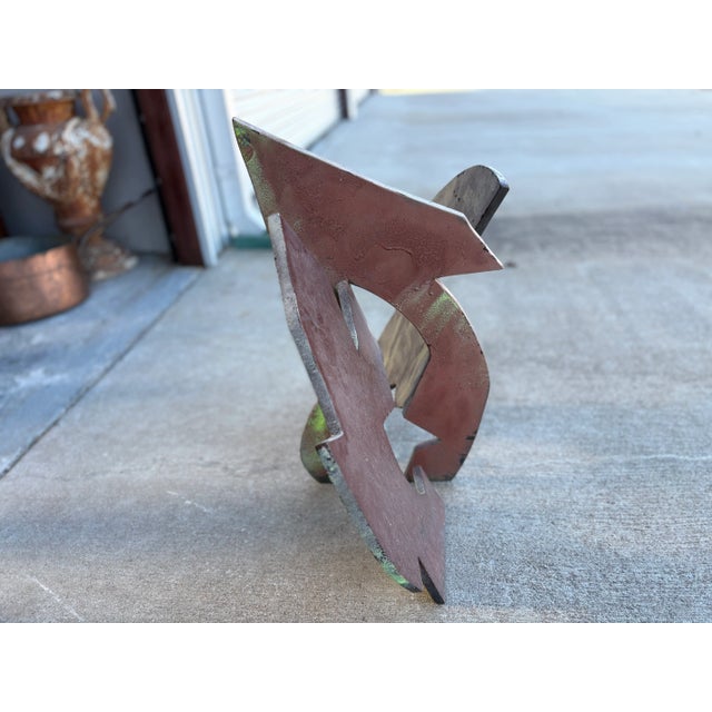 Abstract Steel Sculpture For Sale - Image 10 of 11