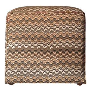 Missoni Classic Zigzag Pattern Ottoman For Sale