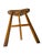 Cabin Antique 3 Legged Stool For Sale - Image 3 of 5