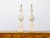 Rustic 19th Century Pine Twisted Finials on Tall Bases Mounted as Table Lamps - a Pair For Sale - Image 3 of 10