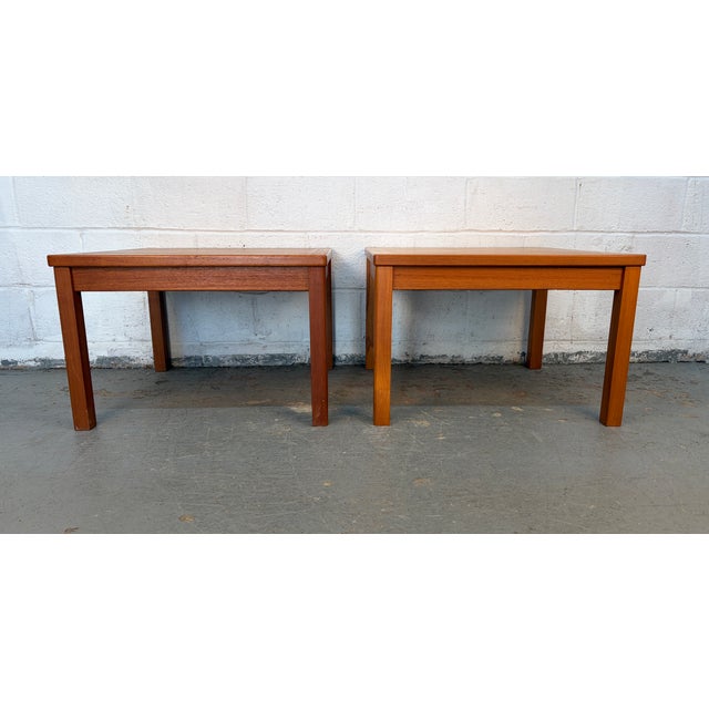 Danish Mid 20th Century Teak End Tables by Interform Collection For Sale In New York - Image 6 of 15