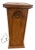 Vintage Large Display Stand Illuminated Spinning Top French Style Light Walnut For Sale In Palm Springs - Image 6 of 16