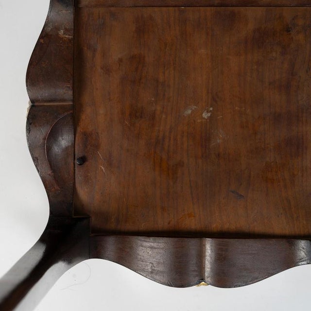 Small Napoleon III Table in Mahogany with Gilded Bronze For Sale - Image 12 of 13