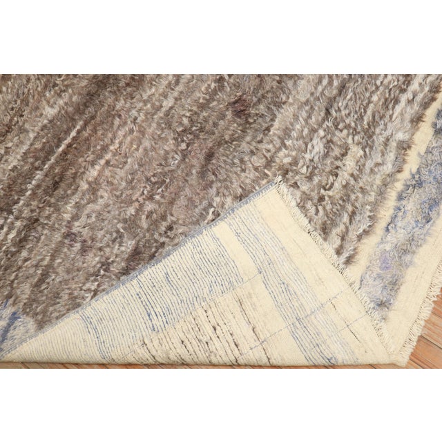Vintage Turkish Tulu Carpet - 4'6" x 5'10" For Sale In New York - Image 6 of 10