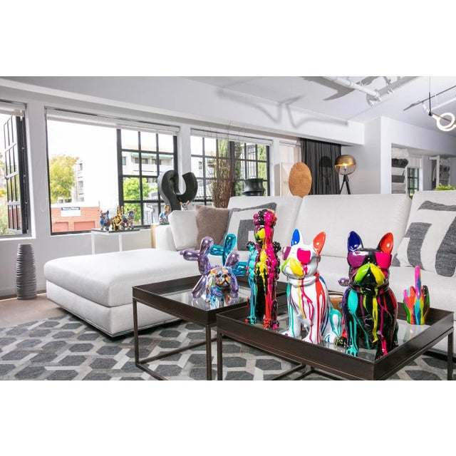 Interior Illusions Plus Graffiti Peace Sign Tabletop - 9" Tall For Sale - Image 4 of 7