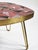 Metal Mid-Century Modern Mosaic and Brass Side Table with Hair Pin Legs by Ilse Möbel, 1950s For Sale - Image 7 of 13