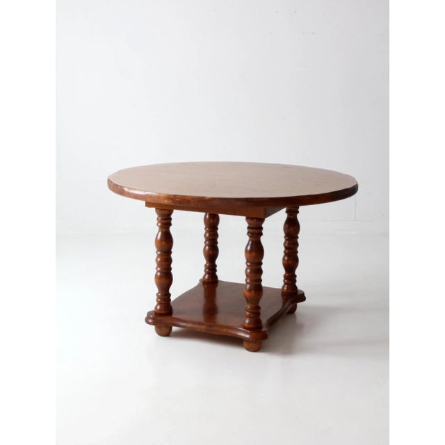 1970s Vintage Lodge Style Table For Sale - Image 5 of 12