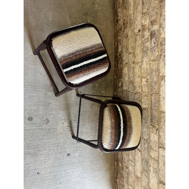 Pair of Vintage Industrial Stools For Sale - Image 13 of 17