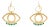 Cleopatra’s Eye Green Jade Gold Earrings, a Pair For Sale