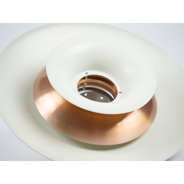 Copper Vintage Nova Pendant Lamp in Aluminum by Fog and Mørup, 1963 For Sale - Image 8 of 11