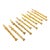 Vintage Golden Bamboo Cocktail Forks - Set of 11 For Sale