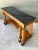 Wood Vintage William Switzer Carved Wood Console With Stone Top For Sale - Image 7 of 12