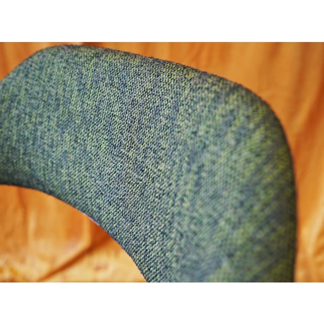 Mid-Century Modern Kosuga Armchair With Original Green Tweed Upholstery, Japan, C. 1960s–1970s For Sale - Image 13 of 17