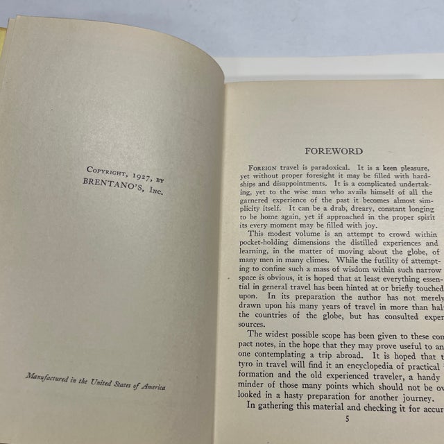 Antique Going Abroad Travel Book For Sale - Image 4 of 12