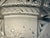 Early 20th Century Art Deco Signed Muller Frères Lunéville Wrought Iron Chandelier With Frosted Glass Shades For Sale - Image 10 of 12
