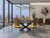 Brass and Mustard Velvet Chairs, 1960s, Set of 6 For Sale - Image 14 of 15